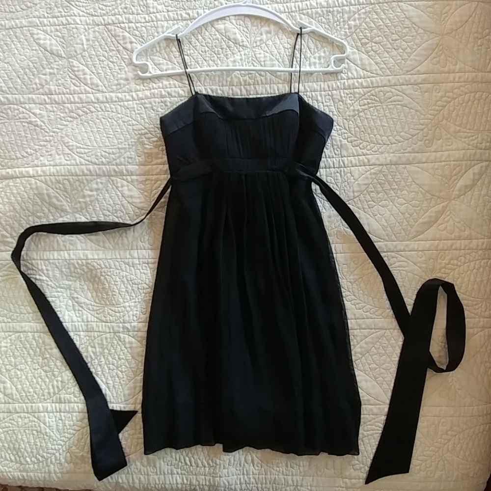 BCBGMaxAzria silk black dress